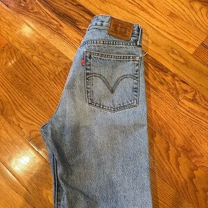 Levi's Wedgie Blue Jeans